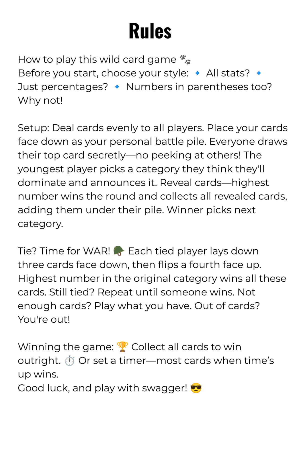 Football Legends without cardbox - 2026 edition